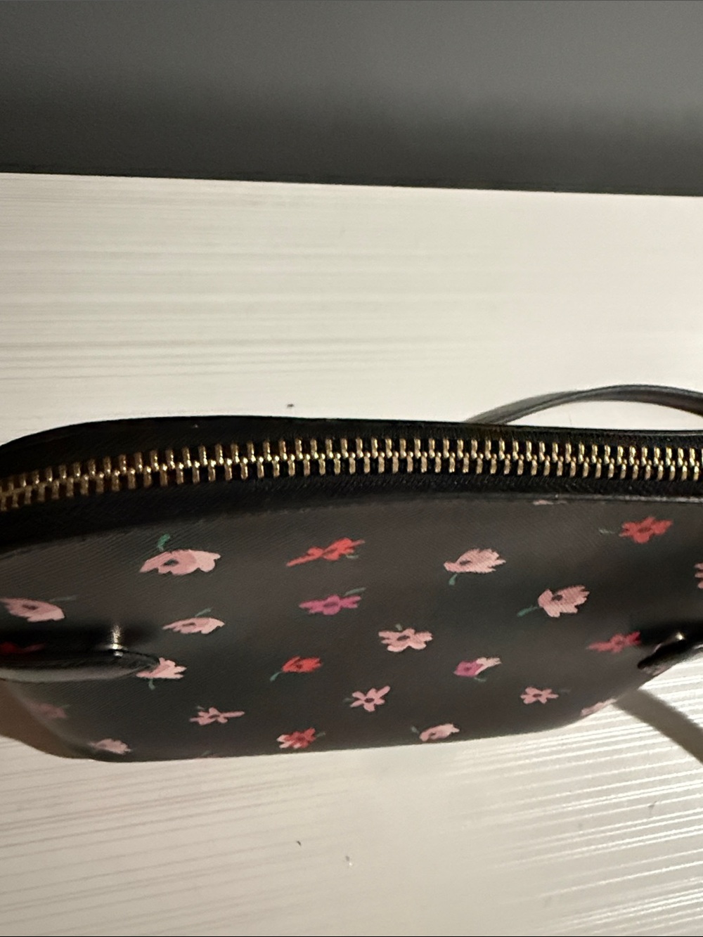 Kate Spade New York Staci Ditsy Buds dome crossbody bag in black multi. $198 - Picture 5 of 7